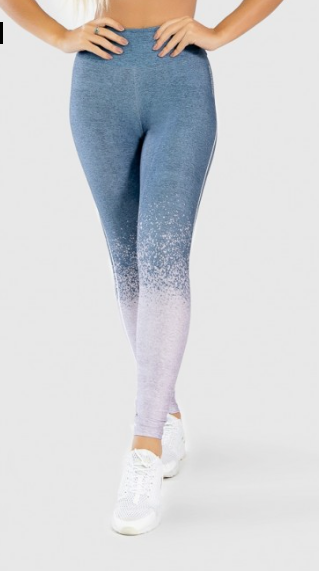 Legging Gris con Rosa