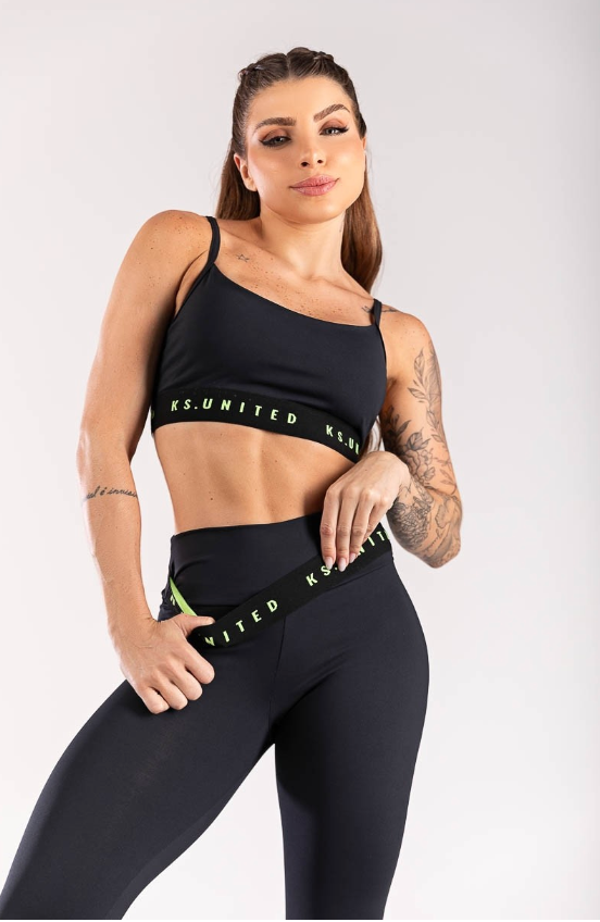 Legging Elastico Sobrepuesto