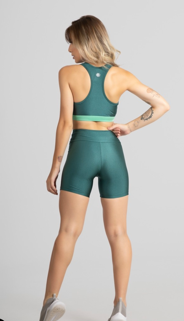 Vermuda Platinada Verde