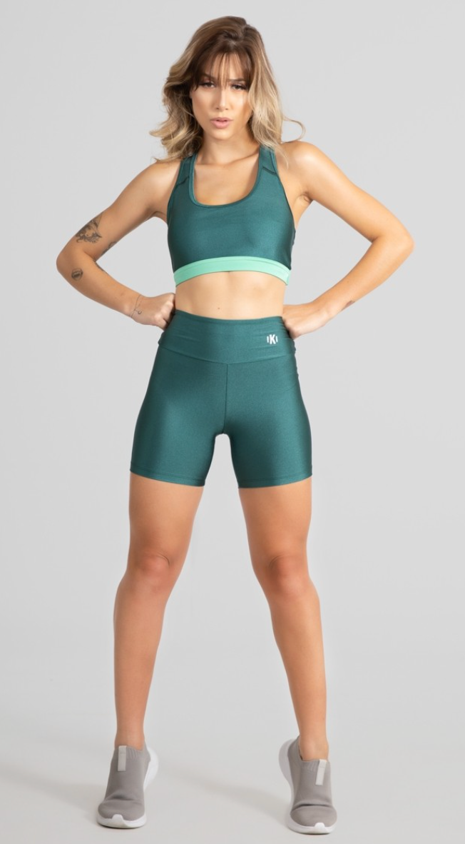 Vermuda Platinada Verde