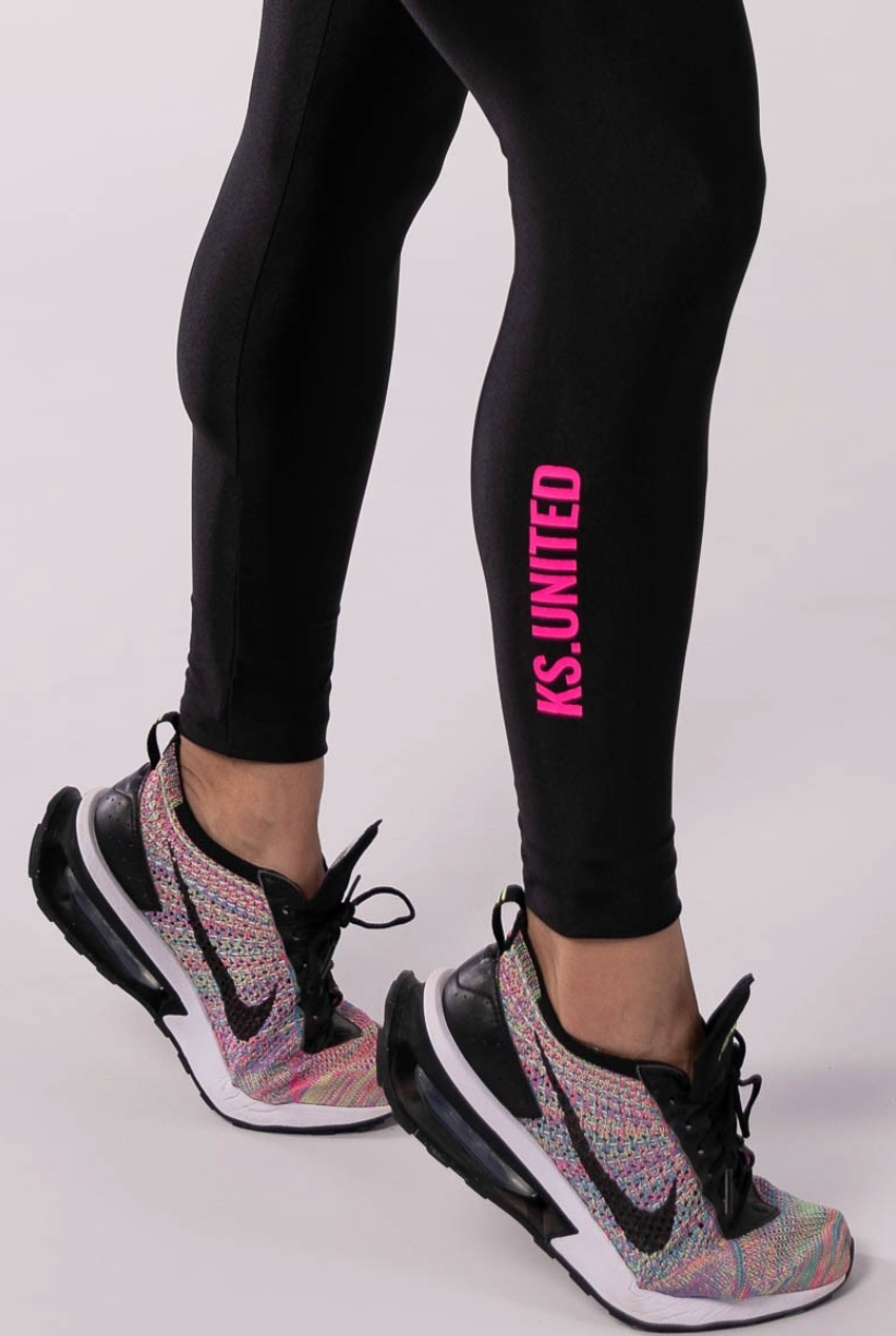 Legging Negra y Rosa